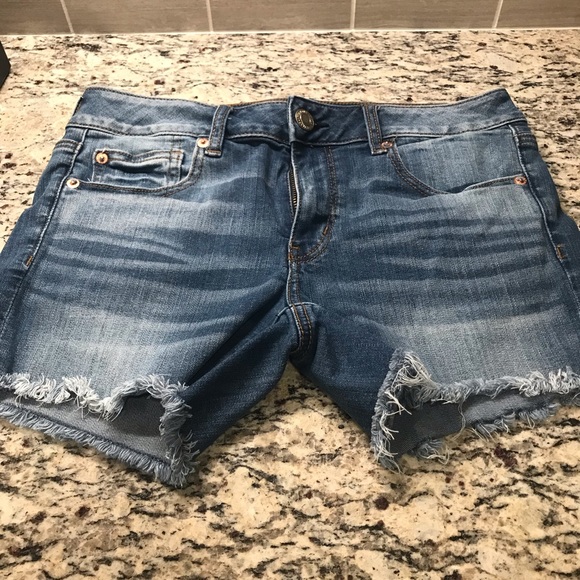 American Eagle Outfitters Pants - American Eagle Midi Cutoff Shorts Size 10